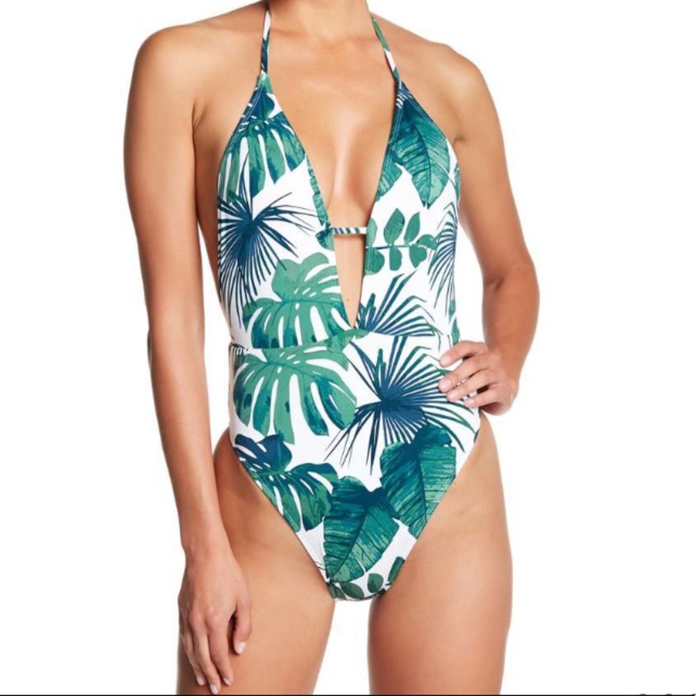 The Bikini Lab Fronds Bathing Suit
